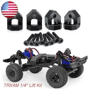 Qmore CNC Upgrade +1/4" Lift Kit for Traxxas TRX4M 1/18 Crawler Bronco, Defender - Picture 1 of 15