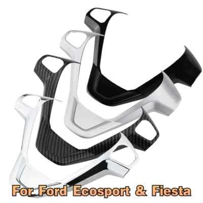 Car Steering Wheel Trim for Ford Ecosport 2013 -2017 New Fiesta MK7 2009 - 2017 - Image 1 of 4