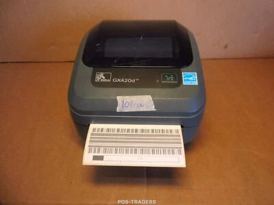 Zebra GX420D Thermal Thermo USB POS 104mm Label Printer Drucker - 101 INCH - Bild 1 von 4