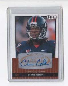 CHRIS COOK 2010 SAGE HIT FOOTBALL AUTOGRAPHED ROOKIE CARD-SHIPS FREE - Picture 1 of 24
