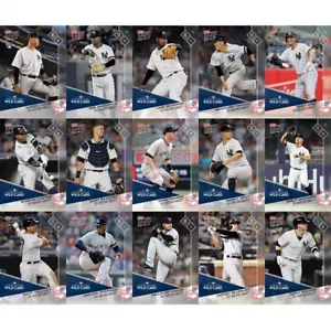 2017 TOPPS NOW NEW YORK YANKEES POSTSEASON SET SQUADRA 15 CARTE - Foto 1 di 2