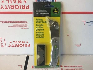 John Deere Folding Utility Knife w/ Extra Blades - TY26567 - Picture 1 of 3