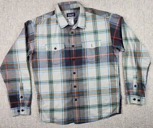 Patagonia Herren Medium Bio Baumwolle Langarm kariertes Knopfhemd 53856FA11 M - Bild 1 von 13