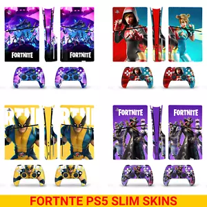 Fortni PS5 Slim Disk Skin Sticker Decal Aufkleber Wrap Vinyl Playstation 5 Slim - Bild 1 von 19