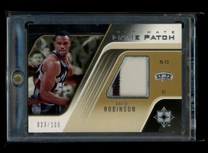 David Robinson 2004-05 Upper Deck Ultimate Game Patch #UGP-DR Game Worn/100 - Imagen 1 de 2