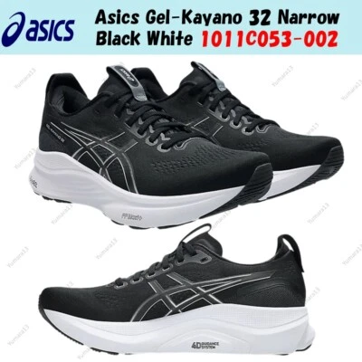 Asics гель-Kayano 32 узкий черный белый 1011C053-002 мужской размер - Изображение 1 из 4