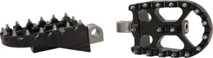 Flo Motorsports Moto Style Footpeg Set Black 2"X3.125" Fpeg-800Blk - Picture 1 of 1