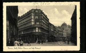 Hamm, Ansichtskarte, Straße mit Cafe Metropol  - Picture 1 of 2
