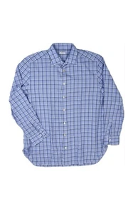 Kiton Mens Dress Shirt Size 18.5 Worn A Few TIMES MINT - Picture 1 of 5