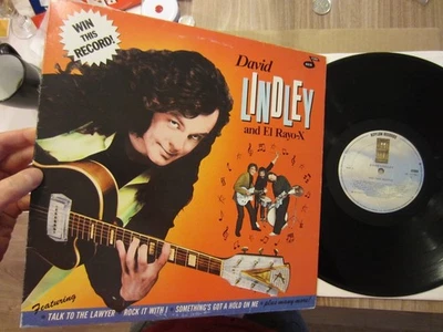 DAVID LINDLEY & El Rayo-X '82 original canadian lp WIN THIS RECORD! vinyl N.MINT - Image 1 of 4