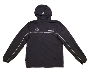 Chaqueta De Colección Primitive X Naruto Hombres M Negra Cortavientos Itachi Anime Y2K 2002 - Imagen 1 de 5