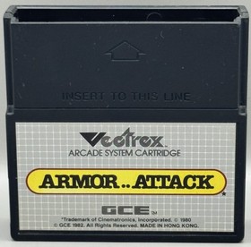 Armor Attack (Vectrex, 1982) Tested Cartridge ONLY