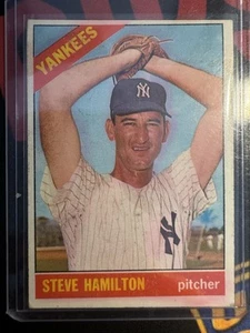 Carte da baseball 1966 Topps Steve Hamilton #503 - Foto 1 di 2