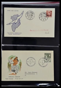 Lotto 34754 Collezione FDC Groenlandia 1959-2018! - Foto 1 di 10