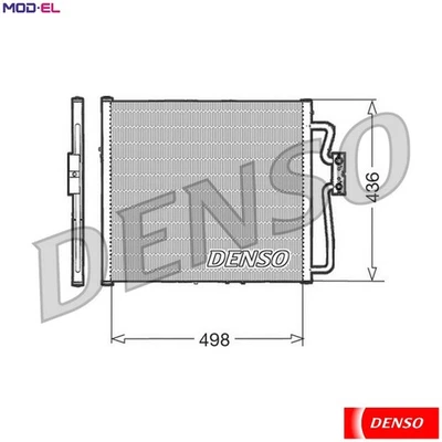 CONDENSER AIR CONDITIONING DCN23009 FOR RENAULT KANGOO/Express/Rapid 1.5L 4cyl - Image 1 of 4