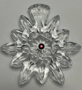 Hermoso adorno Waterford Crystal 2011 “Snowflake Wishes For Joy” primera edición - Imagen 1 de 6