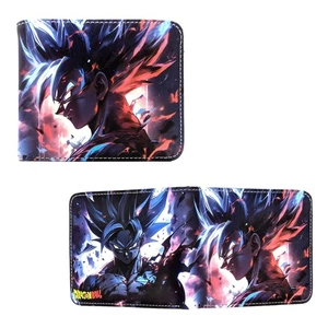 SUPER SAIYAN GOD SON GOKU DragonBall Z 4 in. Bi Fold Wallet (Son Kakarot Anime) - Picture 1 of 2