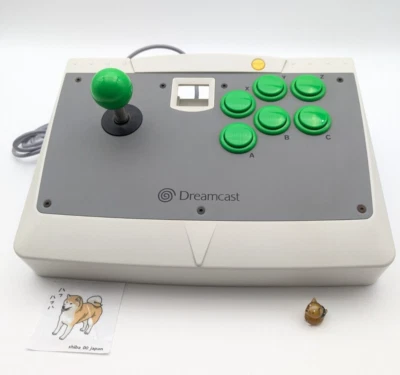 Sega Dreamcast Official Arcade Stick Fightstick Fighting Stick HKT-7300 Tested - Image 1 of 4