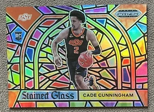 Vidrieras Cade Cunningham 2021-22 Panini Prizm borrador novato #1 estuche golpeado SSP - Imagen 1 de 9