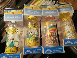 1994 Wizard of Oz Plastic BABYKING Clear Silicone Nipple NURSER BOTTLE NOS - Picture 1 of 12