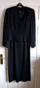 Vintage Laura Ashley Suit with Slip Dress & Embroidered Floral Jacket UK 14 - Picture 1 of 23