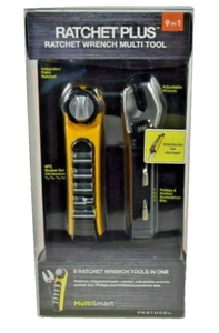 Protokoll 9 in 1 Multi Smart Ratsche Plus, Ratsche und Schraubenschlüssel Multitool Neu - Bild 1 von 4