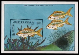 Islas Vírgenes 1990 - Mi-n.o bloque 63 ** - Estampillada sin montar o nunca montada - Peces / Peces - Imagen 1 de 1