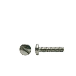#4-48 x 1/4" MACHINE SCREWS, PAN HEAD SLOTTED, STAINLESS STEEL, 18-8,SELECT QTY - Picture 1 of 2