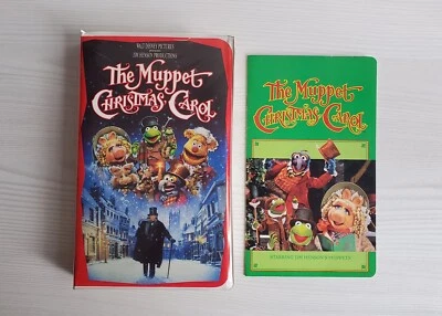 Walt Disney Джим Хенсон The Muppet Christmas Carol видеокассеты и бумажная книга - НЕ ПРОВЕРЕНО - Изображение 1 из 4