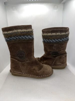 Clarks Acurrucarse Abrazo Infantes Champiñón Gamuza/Textil Botas con Cremallera EE. UU. 7.5 Foto 1 de 4