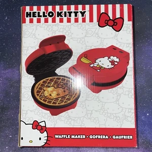 Uncanny Brands Hello Kitty Red Waffle Maker - Make Hello Kitty Waffles - Kitchen - Picture 1 of 5