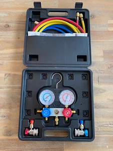 Pittsburgh Automotive A/C Manifold Gauge Set R-134A New In Box FREE SHIPPING - Picture 1 of 6