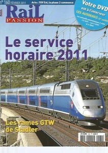 * RAIL PASSION N°160 TGV EST 2ème PHASE /  RAMES GTW DE STADLER / MI 79 DU RER B - Picture 1 of 1