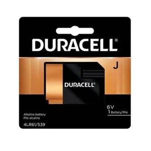 1 J Duracell 6V Battery (1412AP, 7K67, 4LR61, KJ, EN539, Electronic, Medical) - Picture 1 of 1