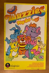 VINTAGE 1985 HASBRO WUZZLES COLORFORMS PLAY SET W/ 12 PIECES # 682 DISNEY - Picture 1 of 2