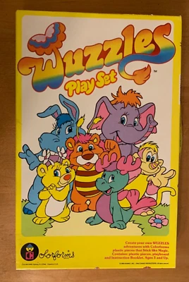 VINTAGE 1985 HASBRO WUZZLES COLORFORMS PLAY SET W/ 12 PIECES # 682 DISNEY - Image 1 of 2