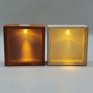 Transparent Display Case with Led Light Handmade 3D Picture Frame  Tabletop - Picture 1 of 14