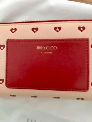 Cartera JIMMY CHOO Corazón Rosa Rojo Usada Foto 1 de 4