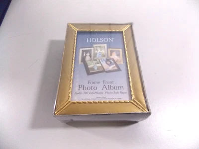 Álbum de fotos Holson tiene capacidad para 100 fotos 4X6 - Caja fuerte para fotos - NUEVO/SELLADO Foto 1 de 3