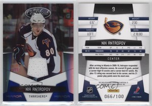 2010-11 Certified Mirror Blue Materials /100 Nik Antropov #9