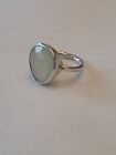 Chalcedony Hand-made Ring .925 Sterling Silver Free Ship! 7.25