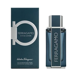 Ferragamo Intense Leather by Salvatore Ferragamo 3.4 oz Eau de Parfum Spray Men - Picture 1 of 4