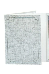 PF-16 4X6 GRAY PICTURE FRAME (250 PACK) 4X6" TAP FOLDER FRAME -CARDSTOCK - Picture 1 of 3