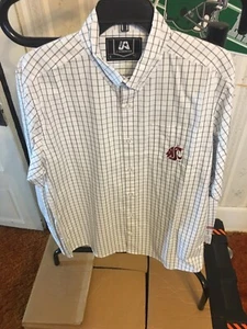 J. AMERICA Washington St. Cougars Langarm Hemdblusenkleid NCAA Button Down Small - Bild 1 von 5