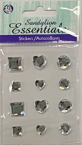 Sandylion Essentials Stickers - Diamond -Clear -50822 - Picture 1 of 1