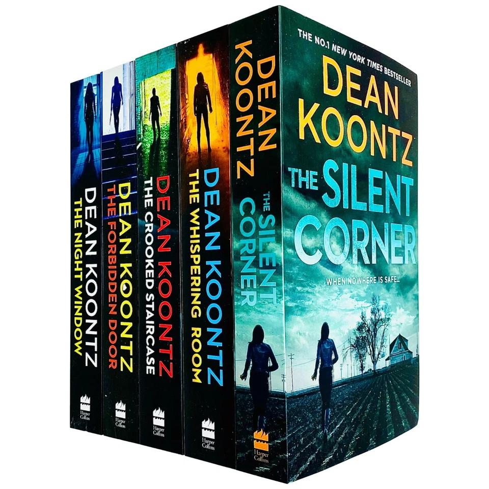 Dean Koontz Jane Hawk Thriller Series 5 Books Collection Set Silent Corner Whis