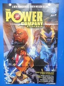 Póster plegable 36" x 24" The Power Company recargado DC Comics todo incluido - Imagen 1 de 2