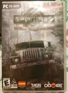 Spintires Offroad Truck Sim (PC, 2016) Factory Sealed With Cut Down back of case - Picture 1 of 4