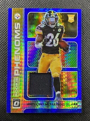 2020 Panini Donruss Optic Anthony McFarland Jr. Rookie Phenoms Patch Blue #RP-41 - Image 1 of 2