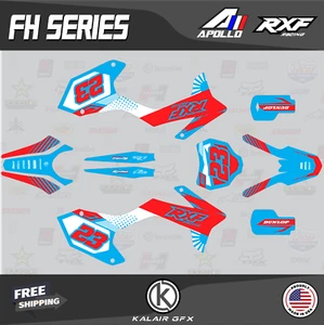 Kit de gráficos para Apollo RXF Freeride 150 190 FH Series - Cian - Imagen 1 de 6
